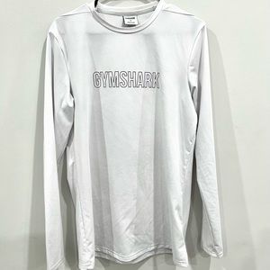 GYMSHARK White Workout Shirt Size (S)